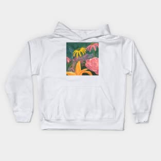 Summer Flowers Kids Hoodie